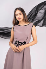 Load image into Gallery viewer, Asymmetric dress with pleats - Pranati Kejriwall
