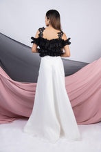 Load image into Gallery viewer, Cocktail gown with ruffles and sequin - Pranati Kejriwall
