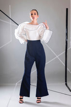 Load image into Gallery viewer, Jumpsuit with ruffle on sleeves
