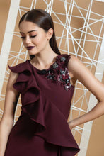 Load image into Gallery viewer, Eleanor gown with ruffles - Pranati Kejriwall
