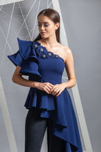 Load image into Gallery viewer, Pauline top with dramatic sleeves - Pranati Kejriwall

