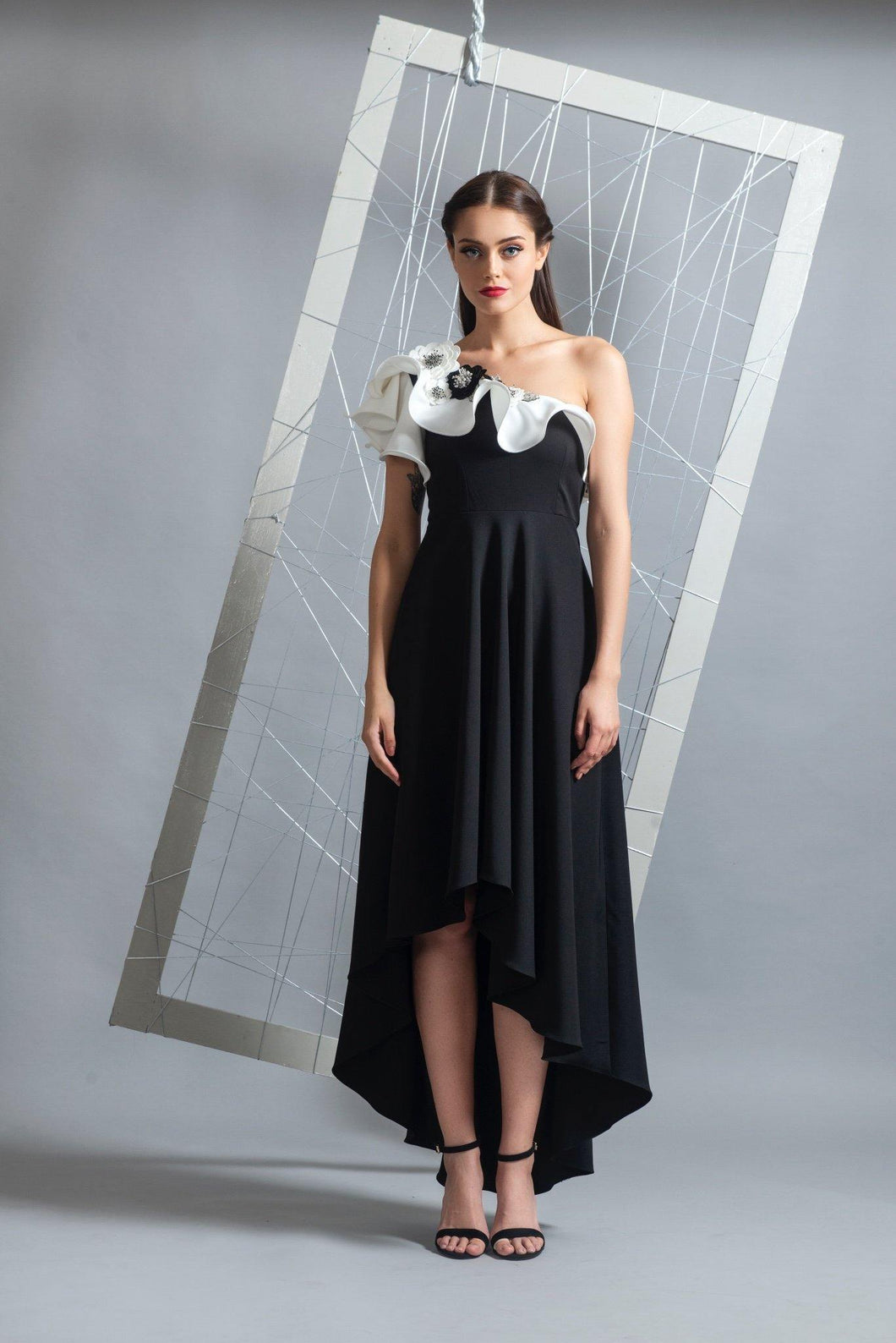 Charlotte asymmetrical dress - Pranati Kejriwall