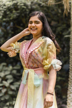 Load image into Gallery viewer, Multicolor sheer shirt and printed top - Pranati Kejriwall
